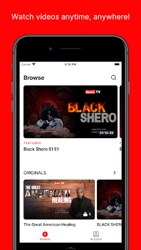 Android application DemiTv screenshort