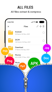 Captura de Pantalla 17 Zip Extractor : WinZip RAR android