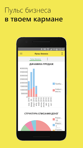 Android application 1С:УНФ мобильный клиент screenshort