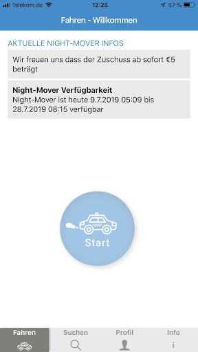 Android application Night Mover Kreis Viersen screenshort