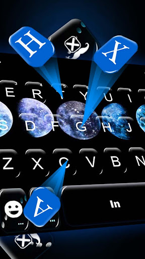 Moon Phase Keyboard Theme Screen 3
