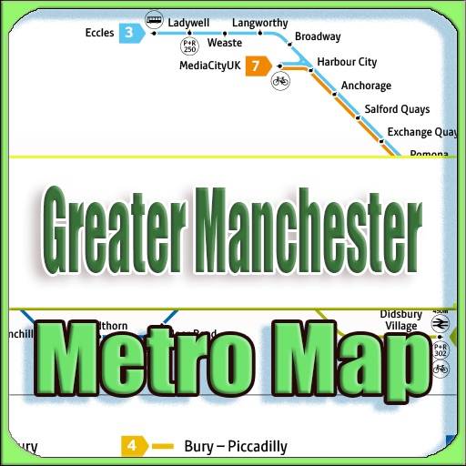 Greater Manchester Metro Map 1.0 Icon