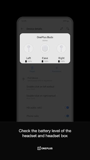 Screenshot of OnePlus Buds