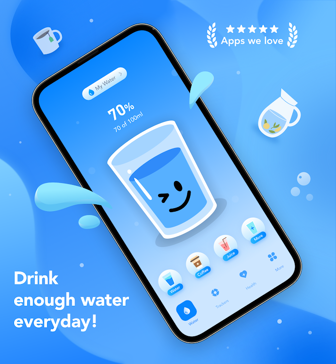 Water Tracker, Calorie Counter - 1.8.2 - (Android)