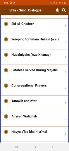 Screenshot of Shia - Sunni Dialogue