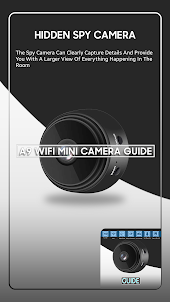 A9 Wifi Mini Camera Guide App