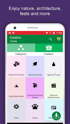 Android application Calabria Travel & Explore, Off screenshort