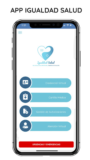 Android application Igualdad Salud screenshort