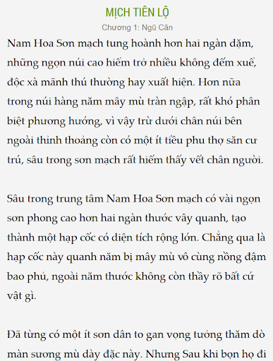 Mich tien lo Truyen Convert Screen 3