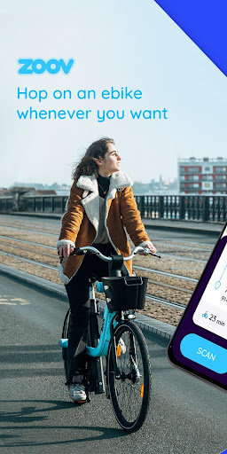 Android application Zoov - Electric bike sharing screenshort