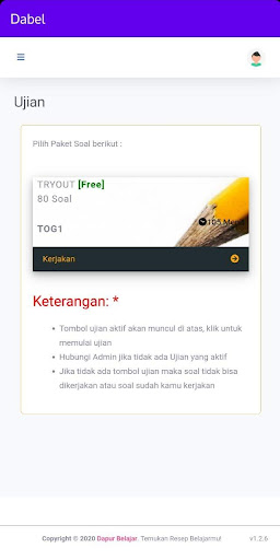 Dapur Belajar Screen 2