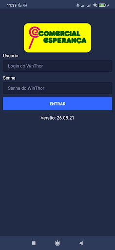 Android application WMS Comercial Esperança screenshort