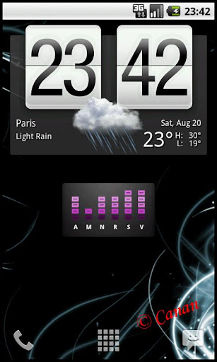 Android application AM Skin : RetroPurple screenshort