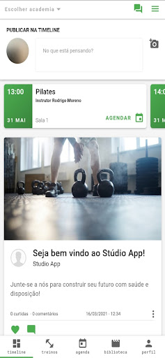 Android application Gimnasio Workout screenshort
