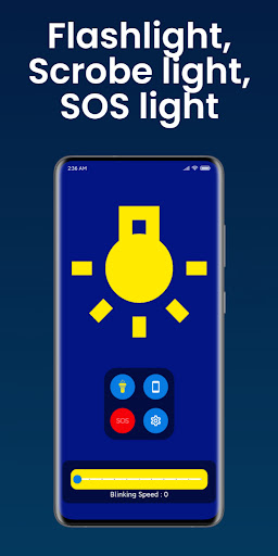 Android application Flashlight: Clap & Call Flash screenshort