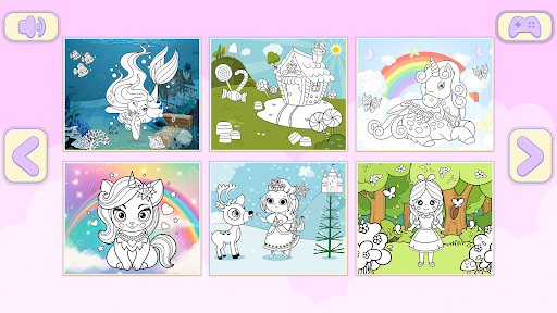 Girl Coloring: Cute Girl Games Screen 3