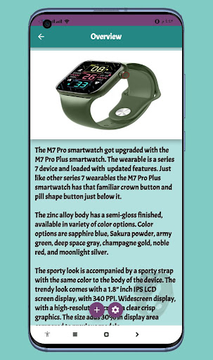 m7 max smart watch Guide Screen 3