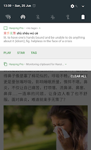 Hanping Chinese Dictionary Screenshot