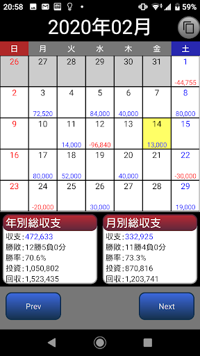 Android application パチマネ - パチンコ・パチスロ収支管理 screenshort
