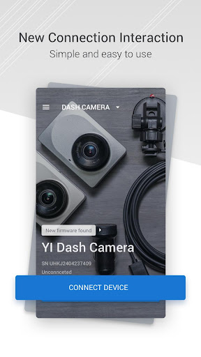 Android application YI Dash Cam screenshort