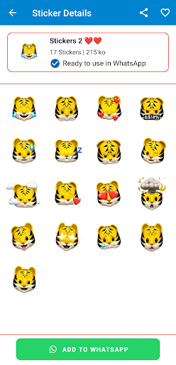 Animal Memoji - WASticker Screenshot 3 - AppWisp.com