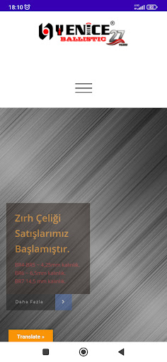 Android application Yenice Ballistic screenshort