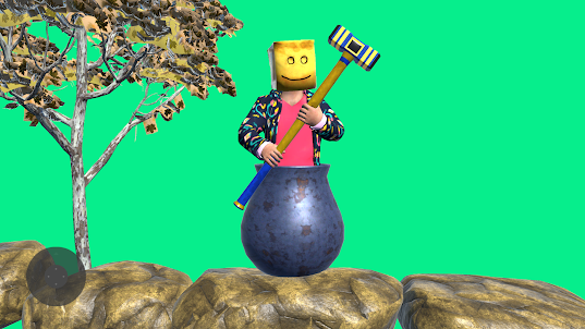 Pot Man Hammer Man Climber 3D