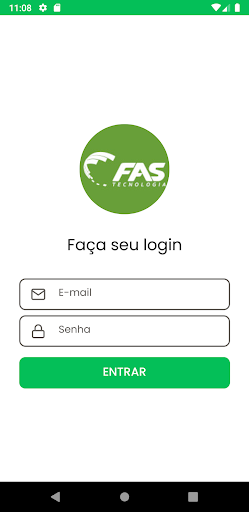 Android application Parceiros - FAS Tecnologia screenshort