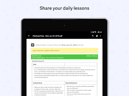 Planboard - Lesson Planner Screenshot