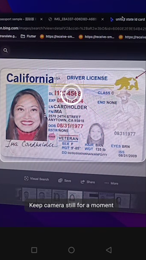 ID Card, Passport, Driver Lice Screen 3