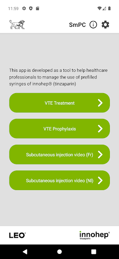 Innohep Dosage Screen 2