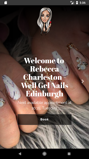 Android application Well Gel Nails screenshort