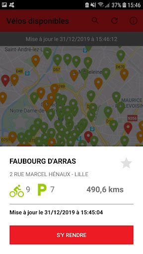 CityBike Lille - Stations Vli Screen 3