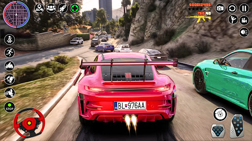 Android application Traffic Car Driving Simulator screenshort