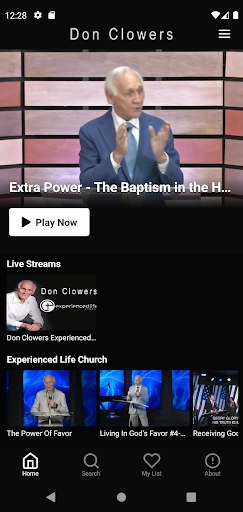 Android application Don Clowers screenshort