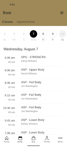 PER4ORM App Screen 2