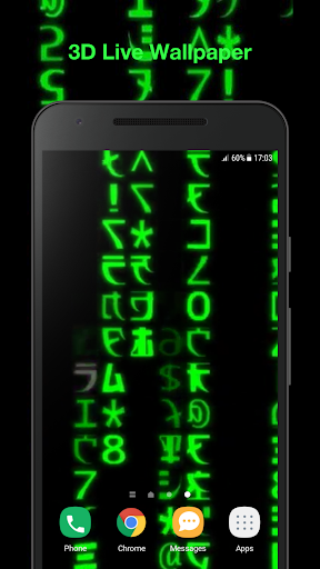 Android application Hacker Live Wallpaper screenshort