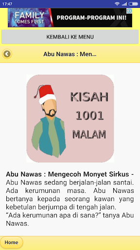 Kisah 1001 Malam Terkenal Screen 3