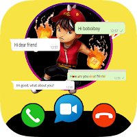 BoboiBoy fake Chat and Video Call Simulator