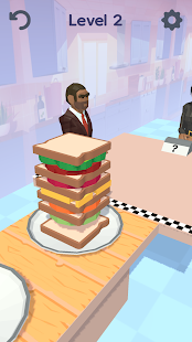 Flippy Sandwich - 3D cooking ASMR rush bounce race 1.3 APK screenshots 10