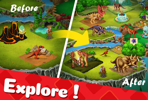 Télécharger Gratuit DINO WORLD - Jurassic dinosaur game APK MOD (Astuce) screenshots 5