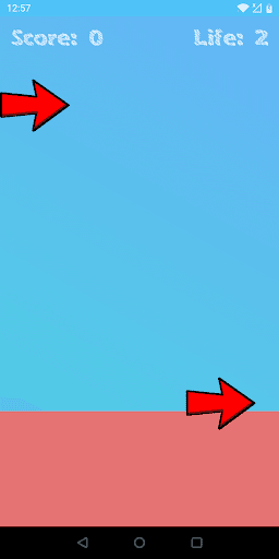 Android application Hero reaction screenshort