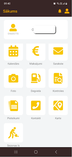Android application Lauku atbalsta dienests screenshort