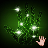DIY hand theme cool green wallpaper icon