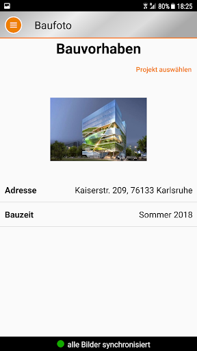 Android application Bau-Fotos screenshort