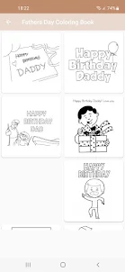 Father’s Day Coloring Book