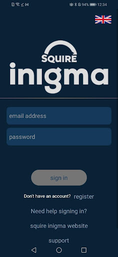 Android application Inigma screenshort