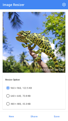 Android application Pic Tweak - Image Resizer screenshort