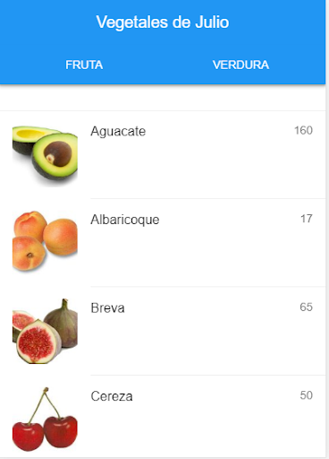 Vegetales de temporada Screen 2
