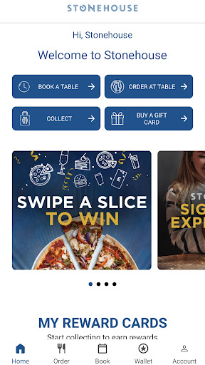 Android application Stonehouse Restaurants screenshort